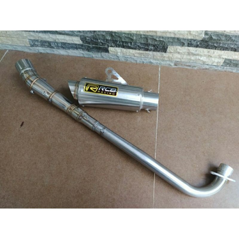 KNALPOT RACING RCB SUPRA KNALPOT SUPRA X 125 KNALPOT BEBEK KOLONG