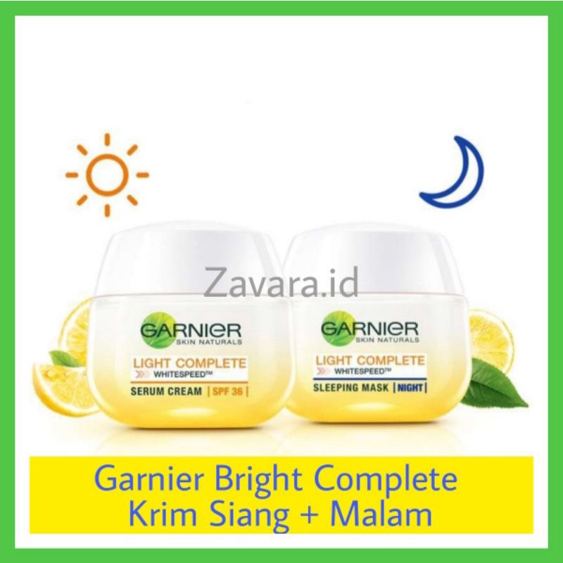 GARNIER Light Complete Day Cream + Night Cream - 50ml