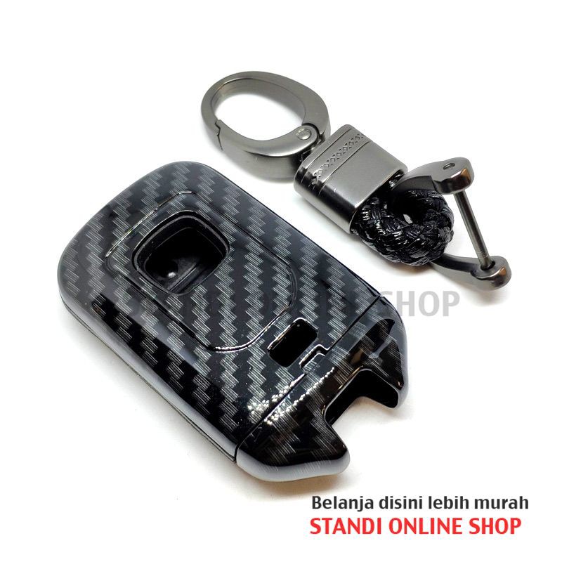 Cover Smartkey Sarung Kunci Remote Smartkey Honda CRV CR-V Turbo Prestige Hitam