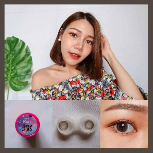

Softlens Mini Run Gray Kitty Kawaii