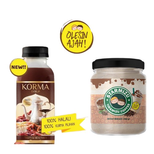 

Sirup Korma Kurma 325ml + Selai Olesinajah Starmizu - Homemade