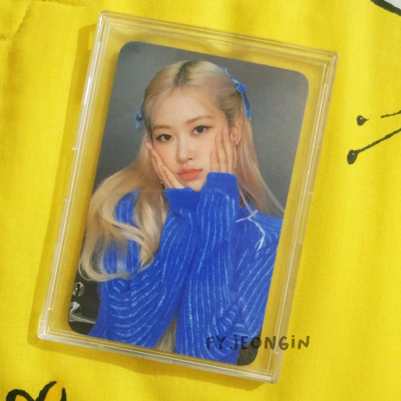 photocard rose -r- benefit ktown pob bene blackpink