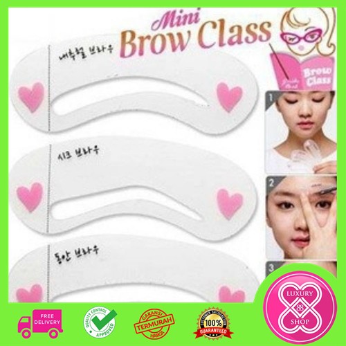 Cetakan Alis Mini Brow 3 Pc