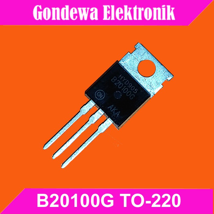 MBR20100CT B20100G MBR20100 Schottky Barrier Rectifier TO-220