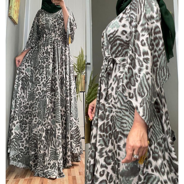 GAMIS LUNA MAYA DRESS LEOPARD