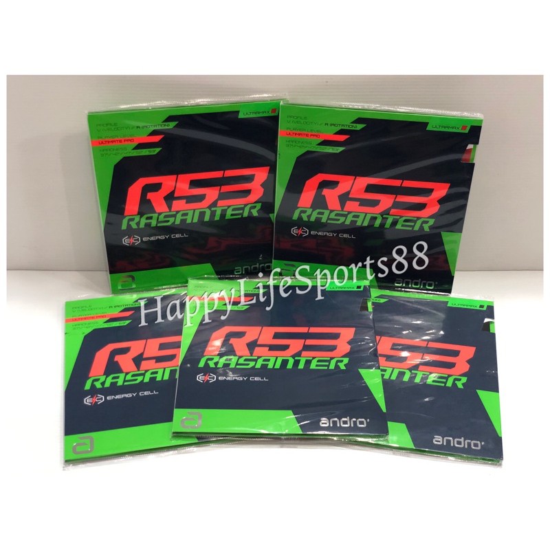 [ORIGINAL] Karet Pingpong Andro Rasanter 53 (R53)
