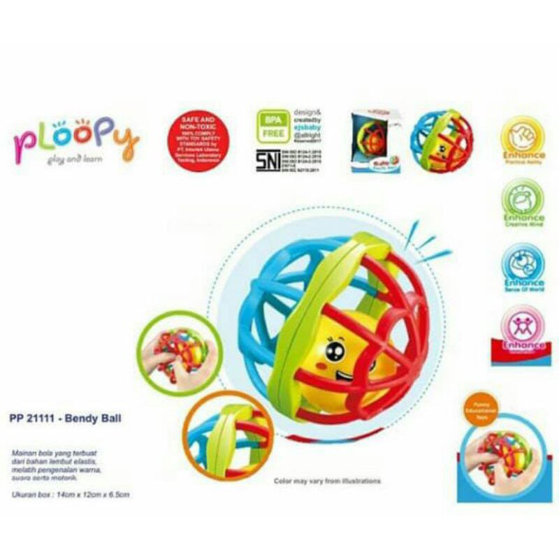 PLOOPY BABY BENDY BALL / MAINAN ANAK