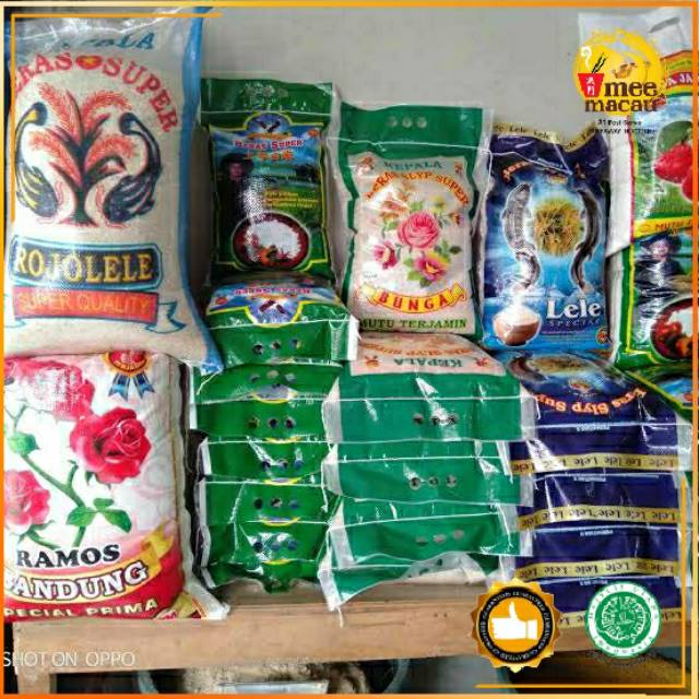 Beras Golden Flower | Pulen Enak Laris | 1 Kg 500 Gram 250 Gram