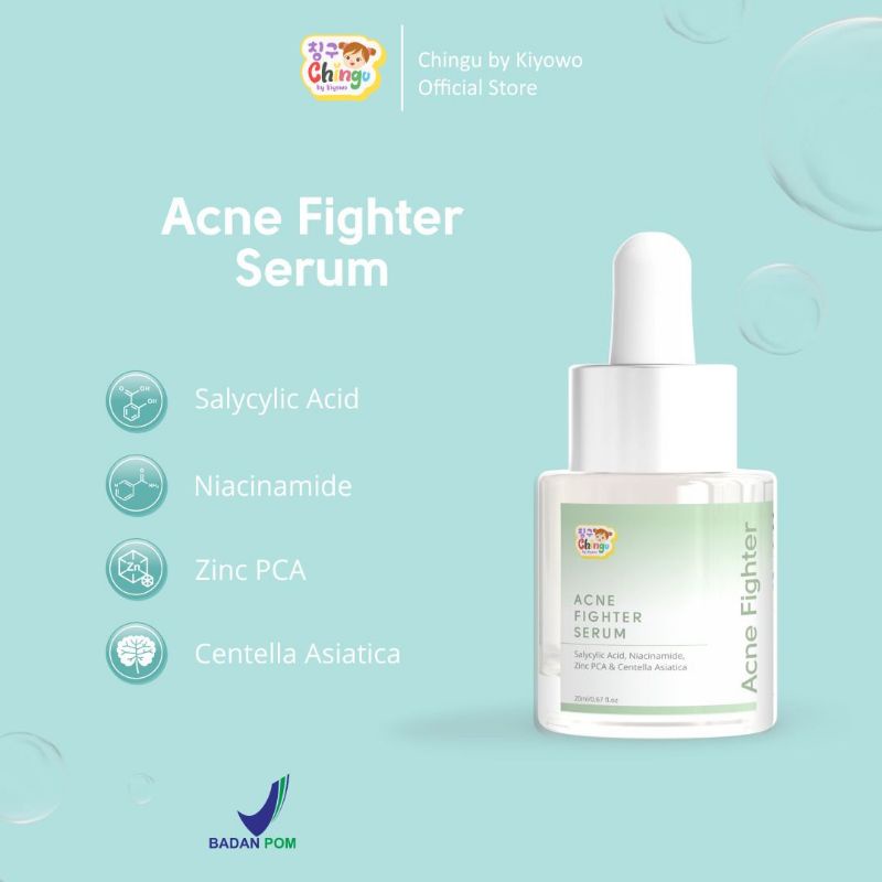 BPOM FACE SERUM CHINGU BY KIYOWO YEPPU-YEPPU KIYOWO SERUM WAJAH BRIGHTENING ACNE PEELING FACE SERUM