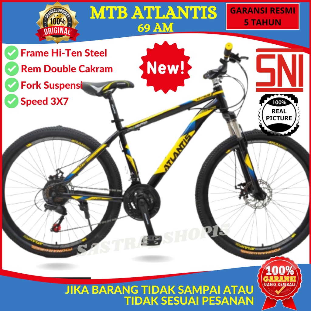 Sepedah Sepeda Gunung Mtb Atlantis 26 Inch Terbaru