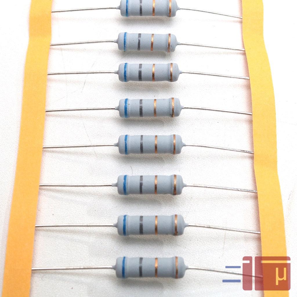 Resistor 6R8 6.8 Ohm 2W Metal Oxide 5% Taiwan Kaki Tembaga