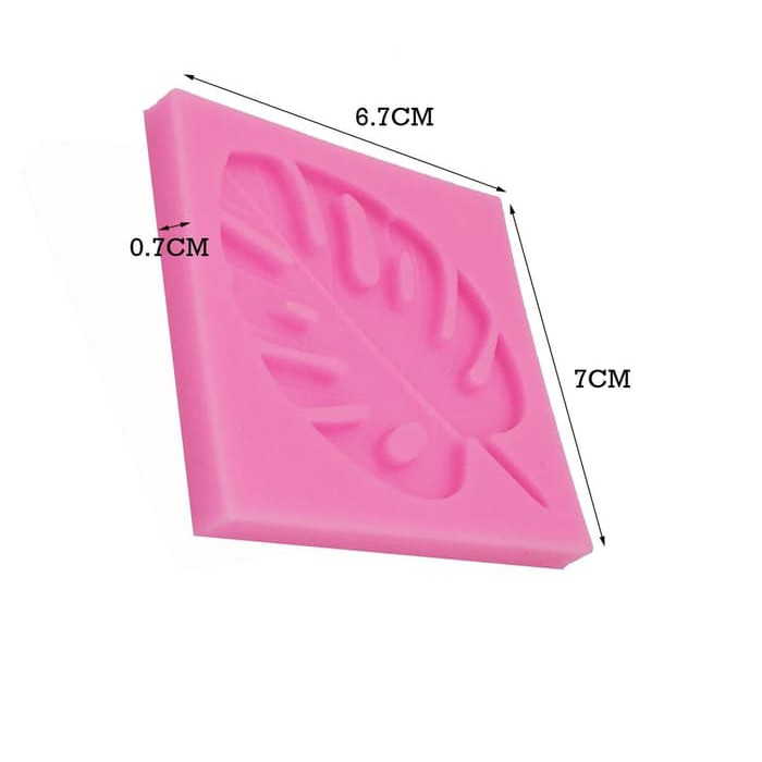 3D Silicon Mold Fondant Cake Decoration - Turtle Leaf