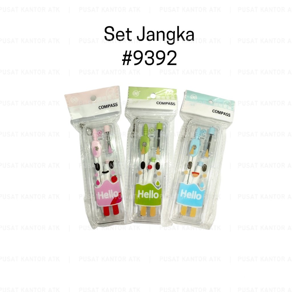 

Jangka / Compass Set Sweet Transparan Compass Seth Math Pensil Mekanik