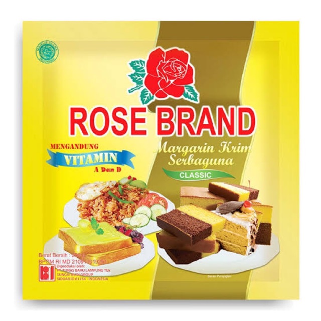 

Rose Brand Margarin Krim Serbaguna 200gr