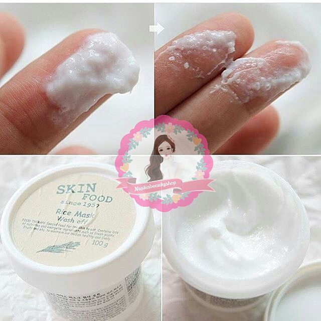 SKINFOOD rice wash off mask