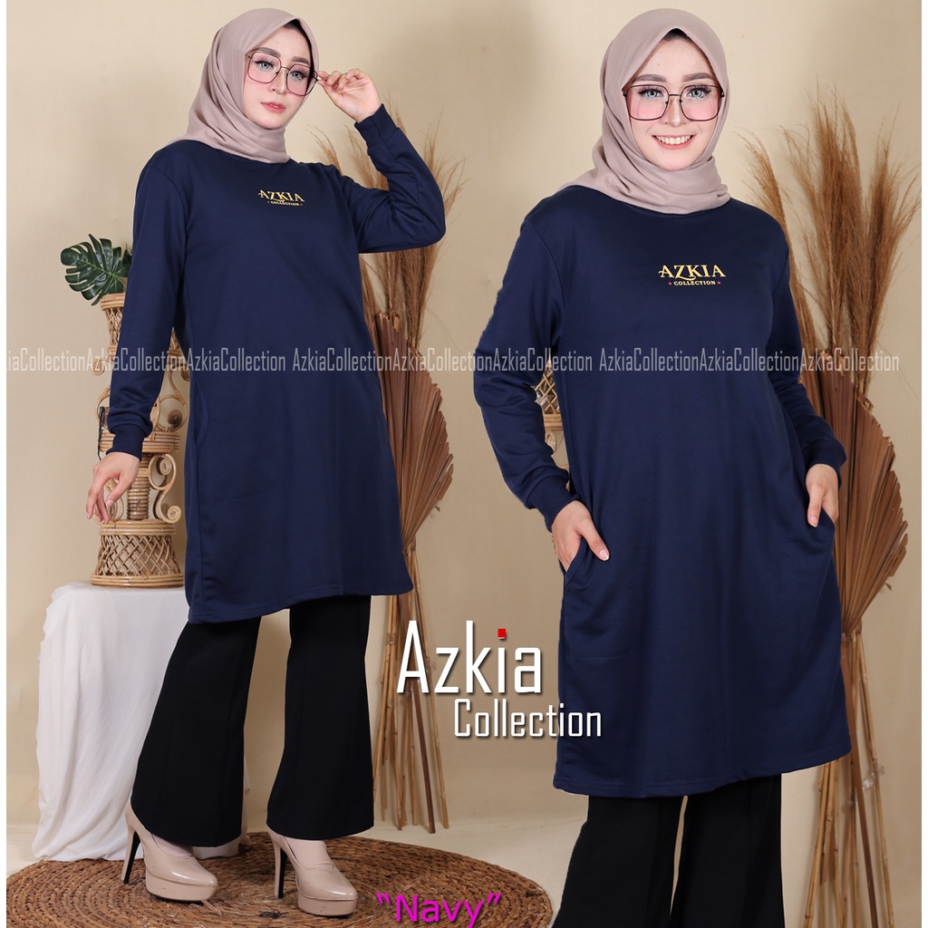 tunik wanita bahan babyterry