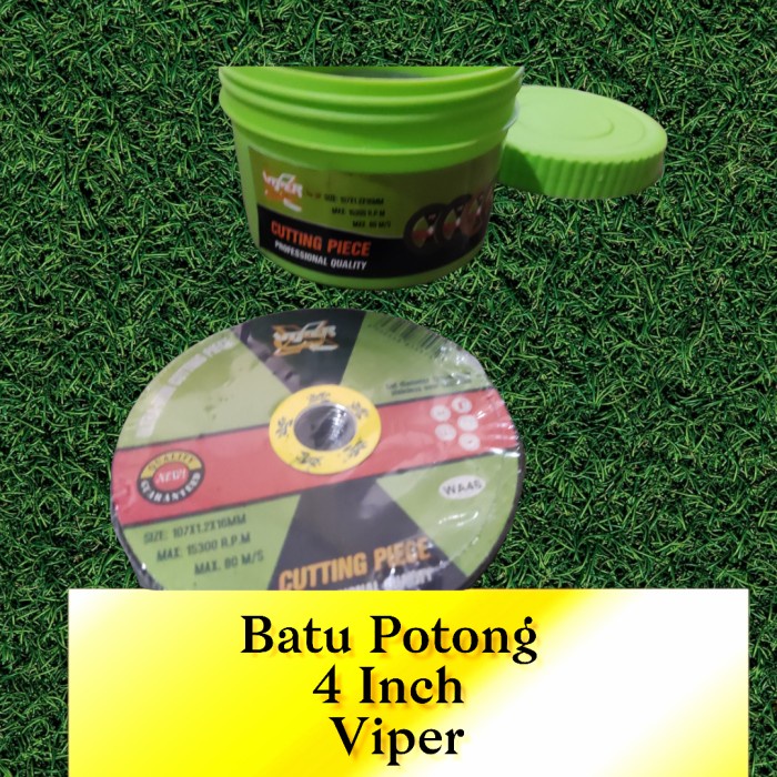 Batu Potong 4 Inch Viper JASON DAN BOSCH Batu Potong Besi Mata Gerinda