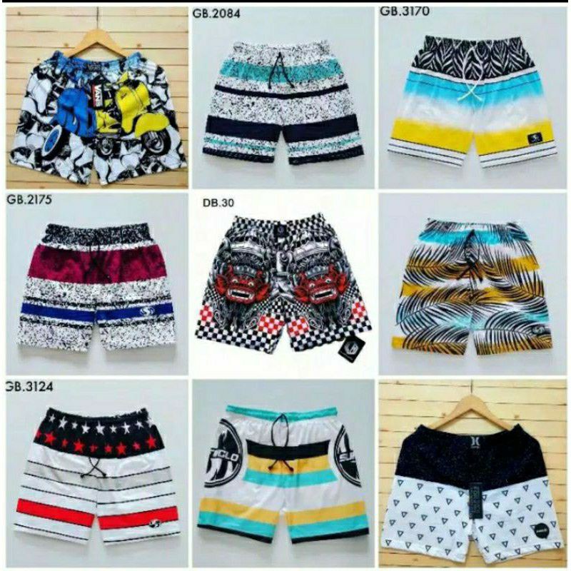 BEST SELLER - BOXER PRIA I CELANA PENDEK I GROSIR BOXER | KOLOR PANTAI