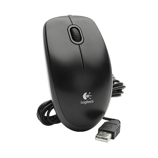 Mouse Logitech B100 Mouse USB Cable Optical Original Mouse