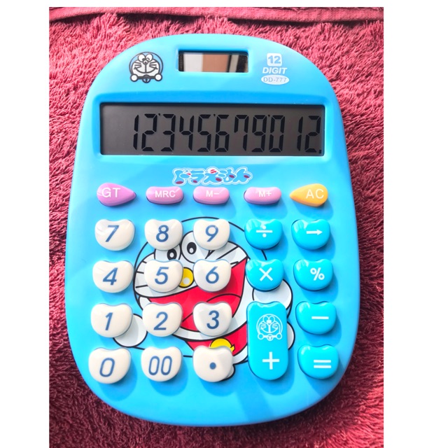 

SALE KALKULATOR OVAL DORAEMON 12 DIGIT ( daya baterai + solar )