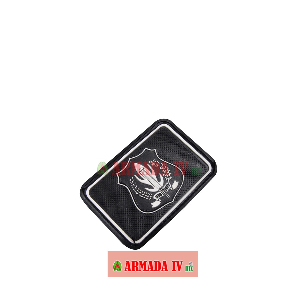 Patch Rubber Velcro Logo SECURITY Kotak