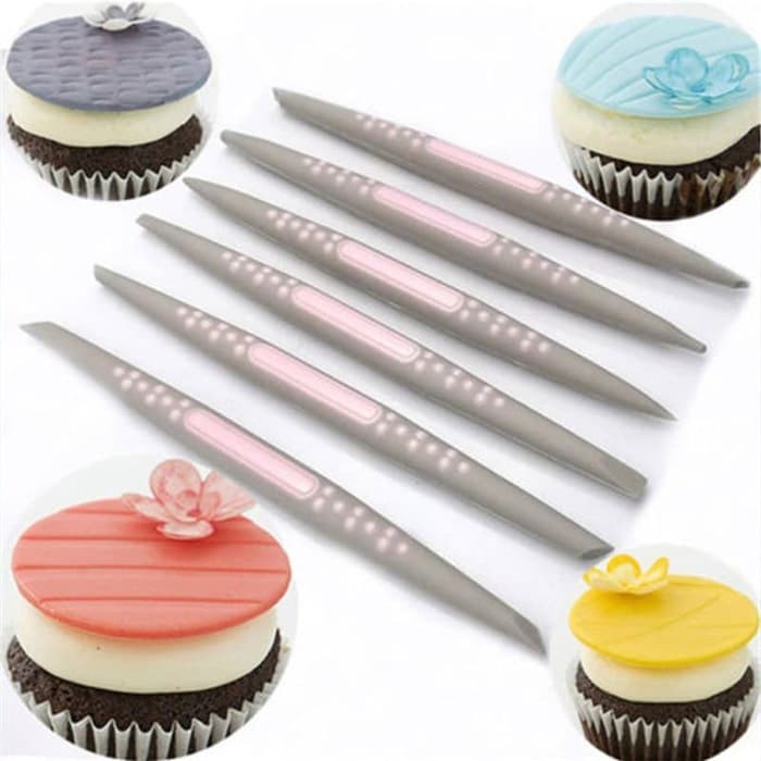 Silicone Pen Fondant/Clay/Pottery Molding Tool (6pcs)