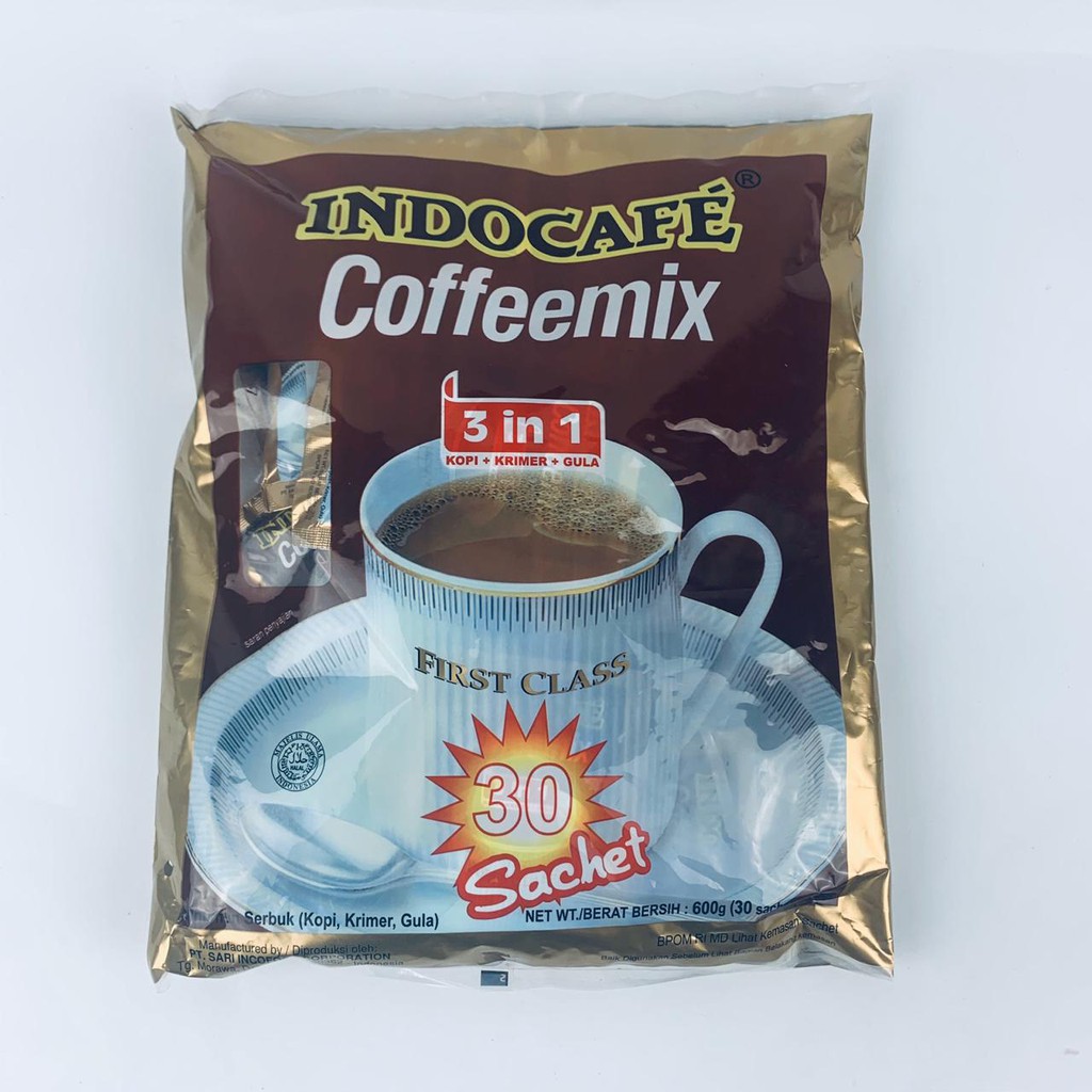 INDOCAFE COFFEMIX 3IN 1 30 SACHET 600g