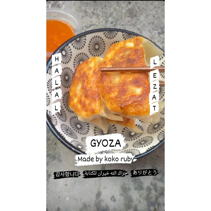 

MAKANAN BEKU GYOZA / KUOETIE BY KOKO RUBY (HALAL)