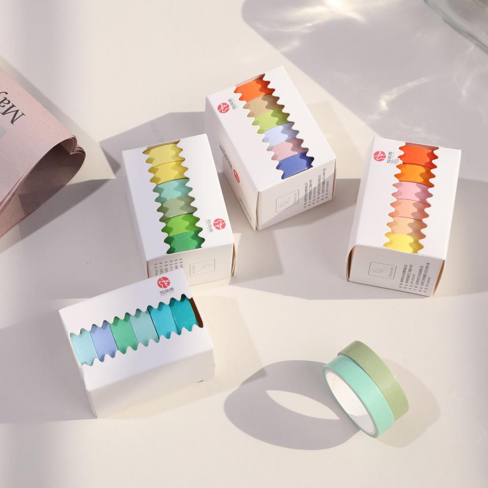 

bK3Code 6 PCS MASKING TAPE SET - 100 COLOR SERIES(B6T4) (Kekinian)