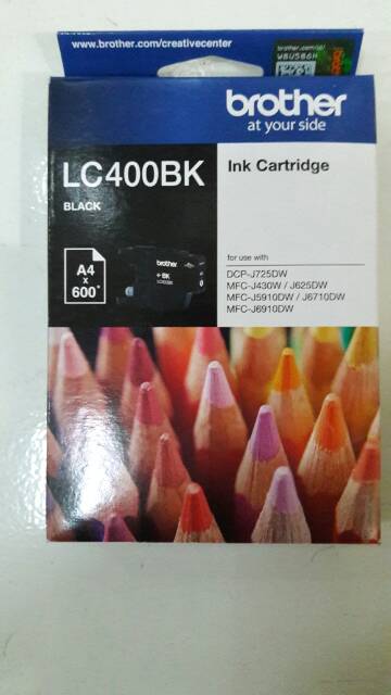 Tinta Printer Brother LC400 (B/C/M/Y) ORIGINAL