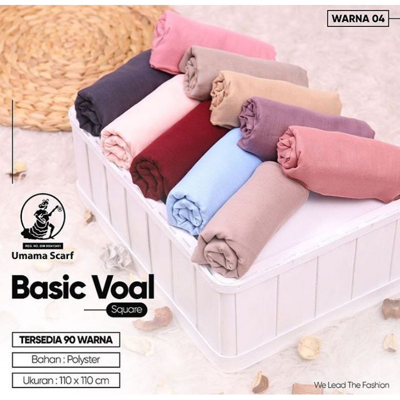 BASIC VOAL SEGI EMPAT/ORI UMAMA/hijab segi empat sekolah voal umama