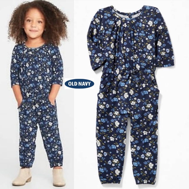 old navy floral jumpsuit