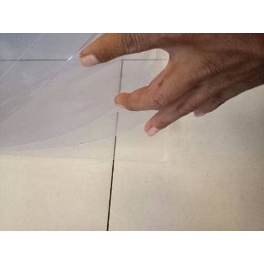 Menjual mika pvc sheet bening 1mm