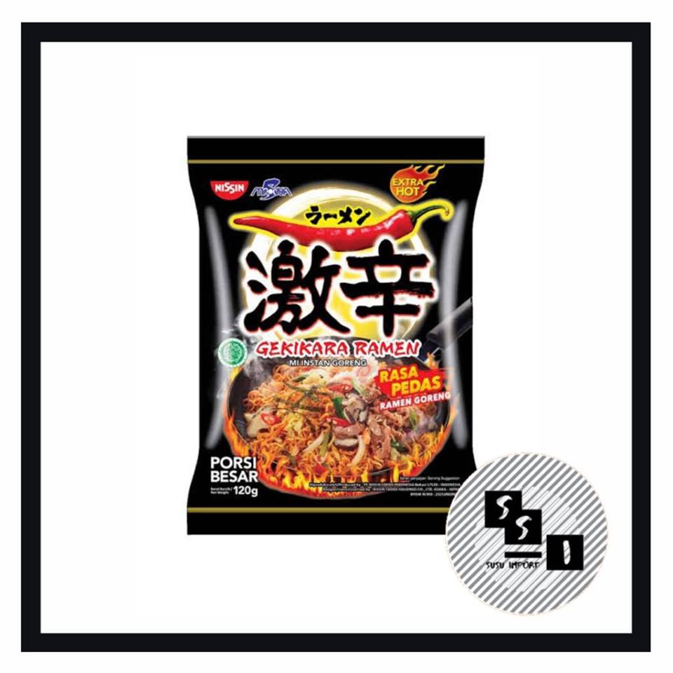 

gekikara ramen pedas goreng / mie goreng instant rasa pedas 120grm