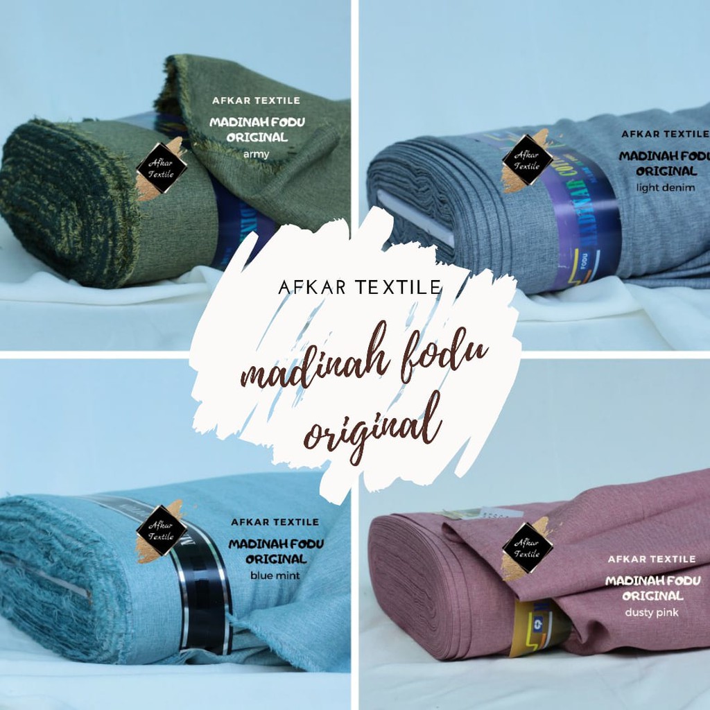 KAIN KATUN MADINAH FODU - Original Madina Cotton by Fodu [TIDAK JUAL KW]