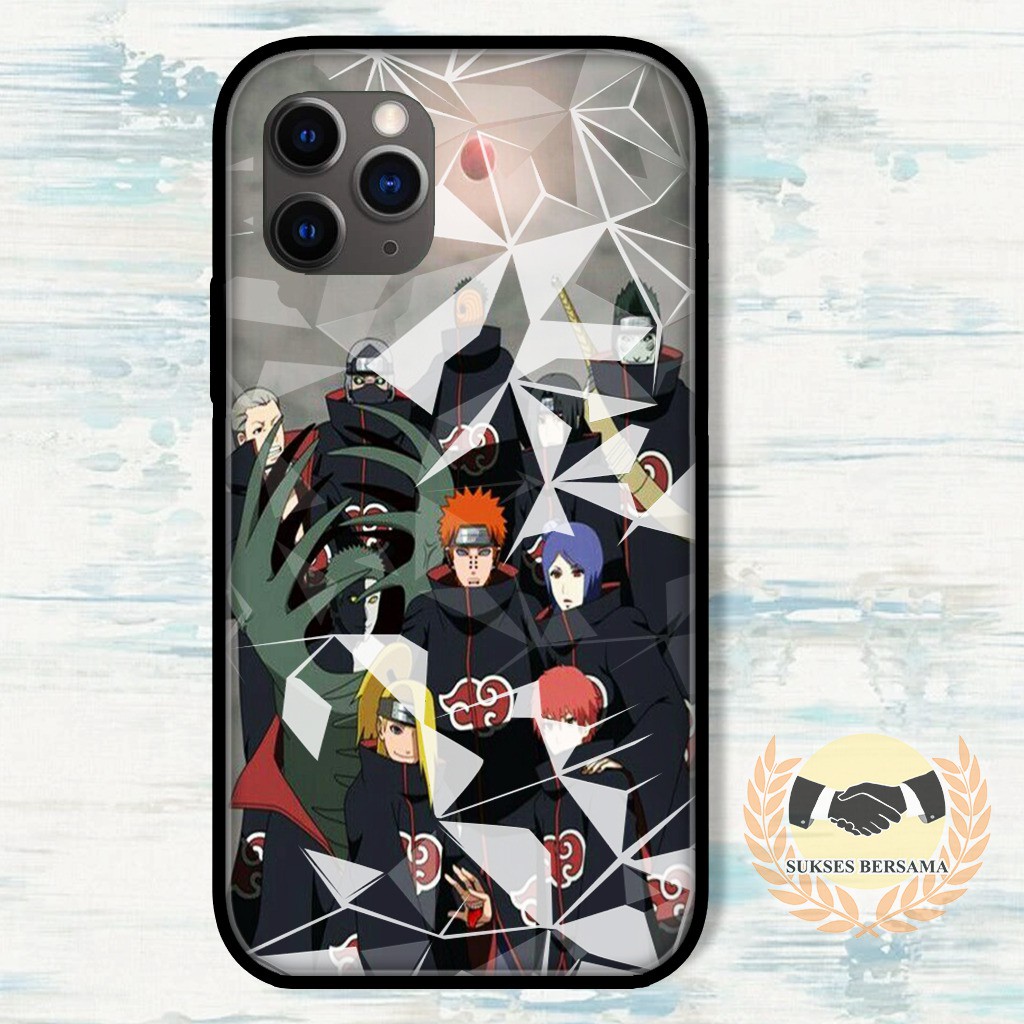 Softcase Diamond NARUTO Realme C1 C2 C3 U1 2 2 Pro 3 Pro 5 5i 5s Pro 6 Pro X Xt C11 C15 C12 BSB5445