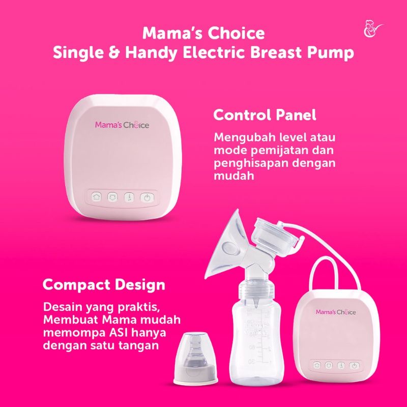 Mama's Choice Breast Pump Single &amp; Handy Electric / Pompa ASI Elektrik Mama's Choice