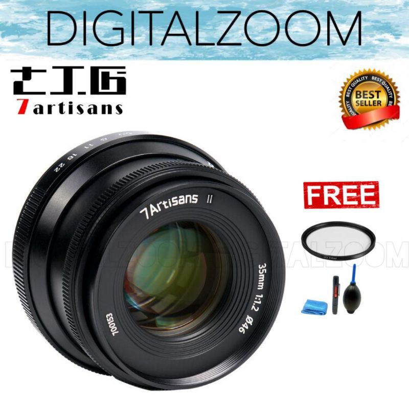 7Artisans 35mm f/1.2 Mark II - Lensa 7Artisans 35mm