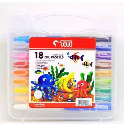 

TiTi Oil Pastel / Krayon Minyak TI-P-18S / 18 Warna / 18 Colors