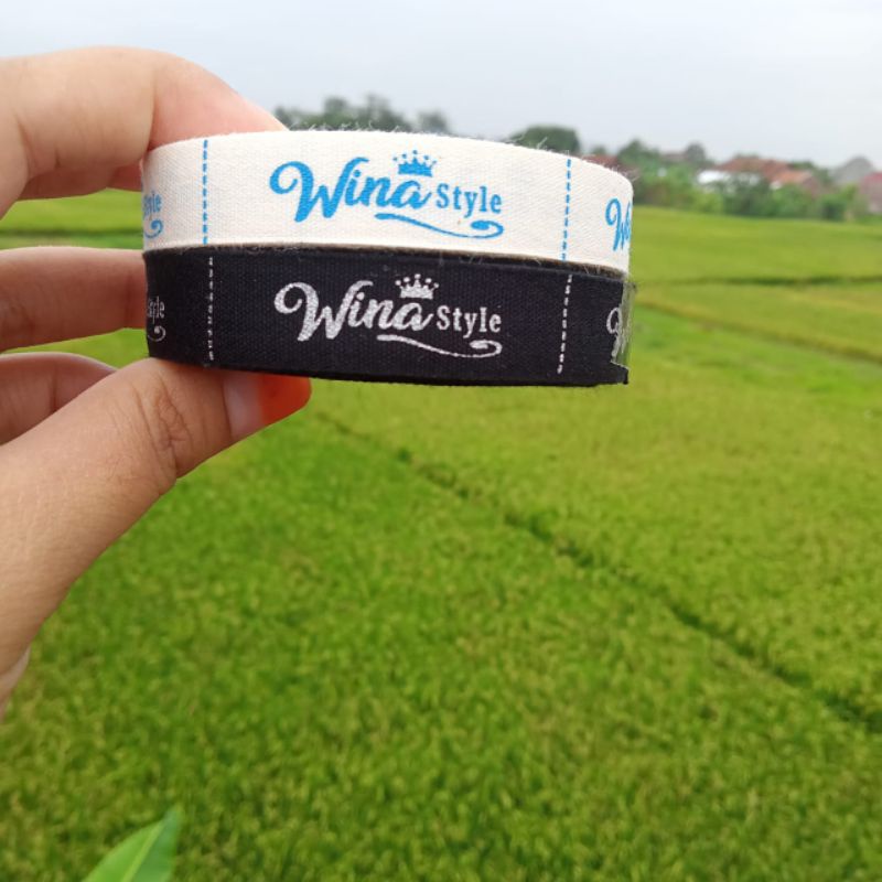 

LABELHIJAB/ ANTI LUNTUR/LABELBAJU/LABELPENGGANTIWOVEN/LABELCUSTOM