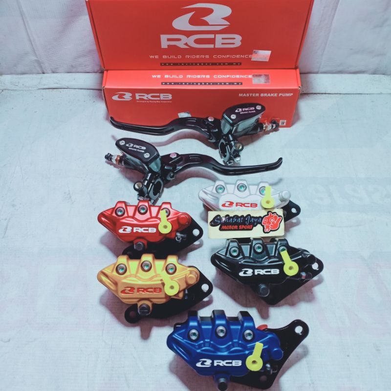 Paket Master Rem Kanan RCB Oval 14MM Master Rem Kiri RCB Oval 14MM Kaliper Depan RCB NMAX OLD NMAX N
