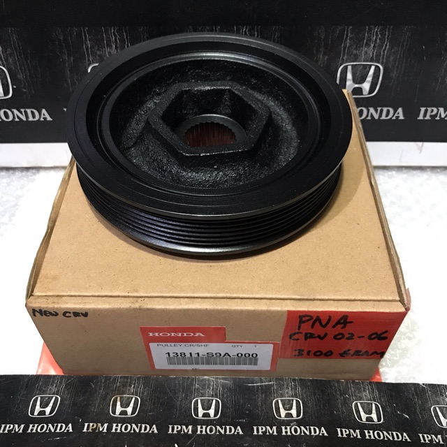13811 S9A / PNA / RRA Poly Pulley Krek as Crankshaft Honda CRV GEN 2 RD4 RD5 2002 2003 2004 2005 2006 Accord CM5 2003-2007