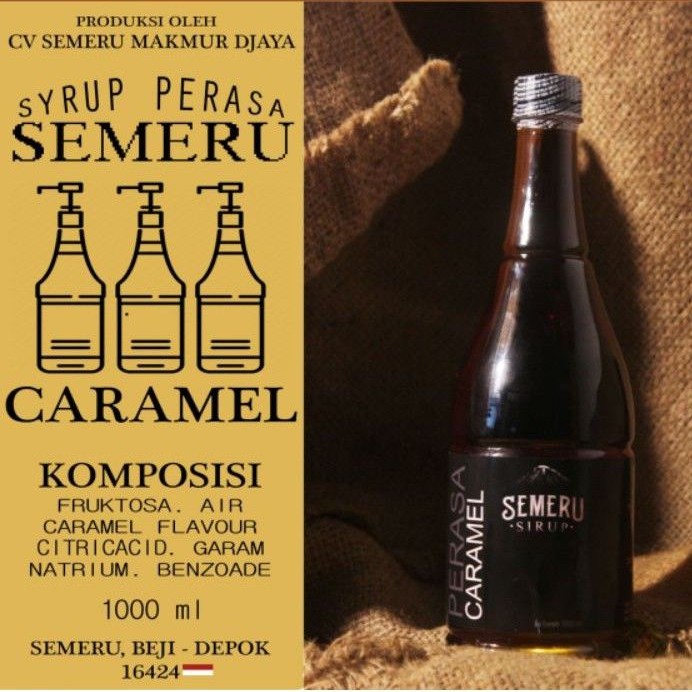 

SIRUP CARAMEL SEMERU SYRUP CARAMELL 1 LITER