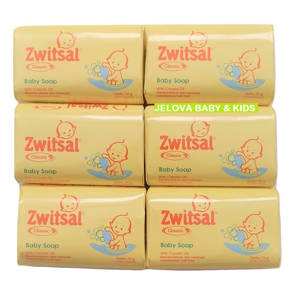 Zwitsal 1pc Sabun Baby Bayi Soap Classic - Bar - 70gr - 67557872 ...