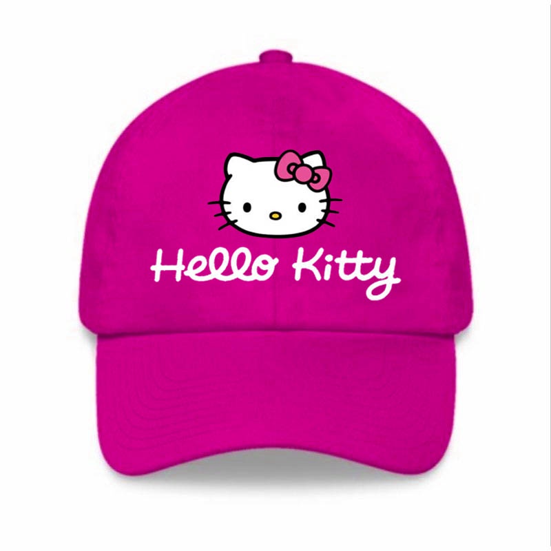 Topi Anak Hello Kitty Cewek Perempuan Lucu Imut Cantik Terbaru