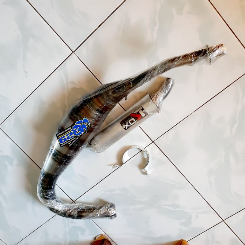 KNALPOT RX KING RXZ KDX CREAMPIE TYPE REPSOL SUARA NINJA garing-2