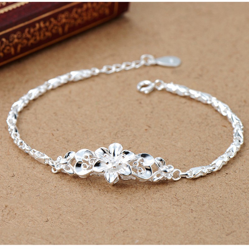 925 perak sterling gelang wanita kreatif kupu-kupu gelang fashion perhiasan