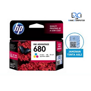 Tinta HP 680 Tri-color HP680 680C Original Ink Advantage Cartridge