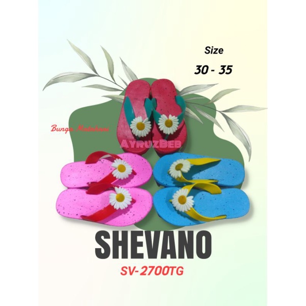 Sandal jepit Anak perempuan Shevano 2700CMP sport bunga matahari