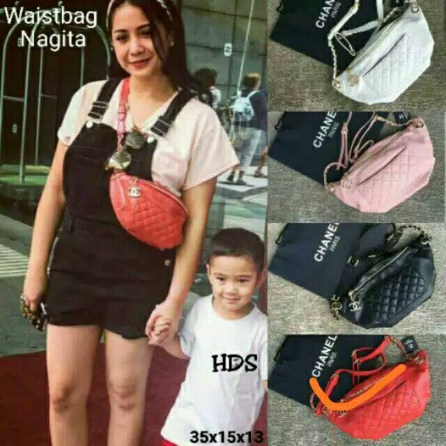 WAISTBAG sabyan -TRM WATERPROOF LIPAT 1AX802 orange  WANITA/PRIA TERMURAH BAHAN IMPORT BANTING HARGA